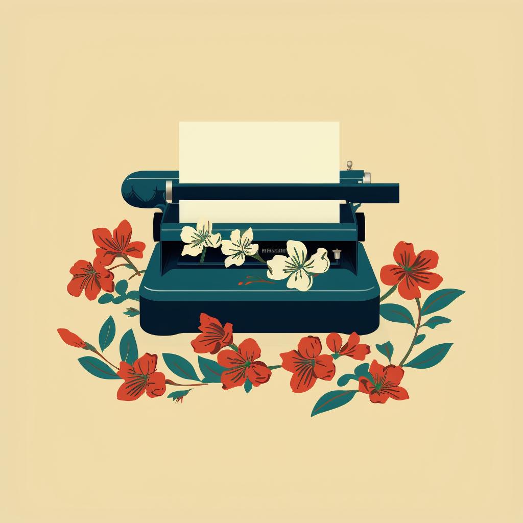 A book pressing flowers between parchment paper