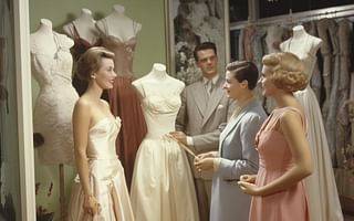 What is the etiquette for wedding dress shopping?